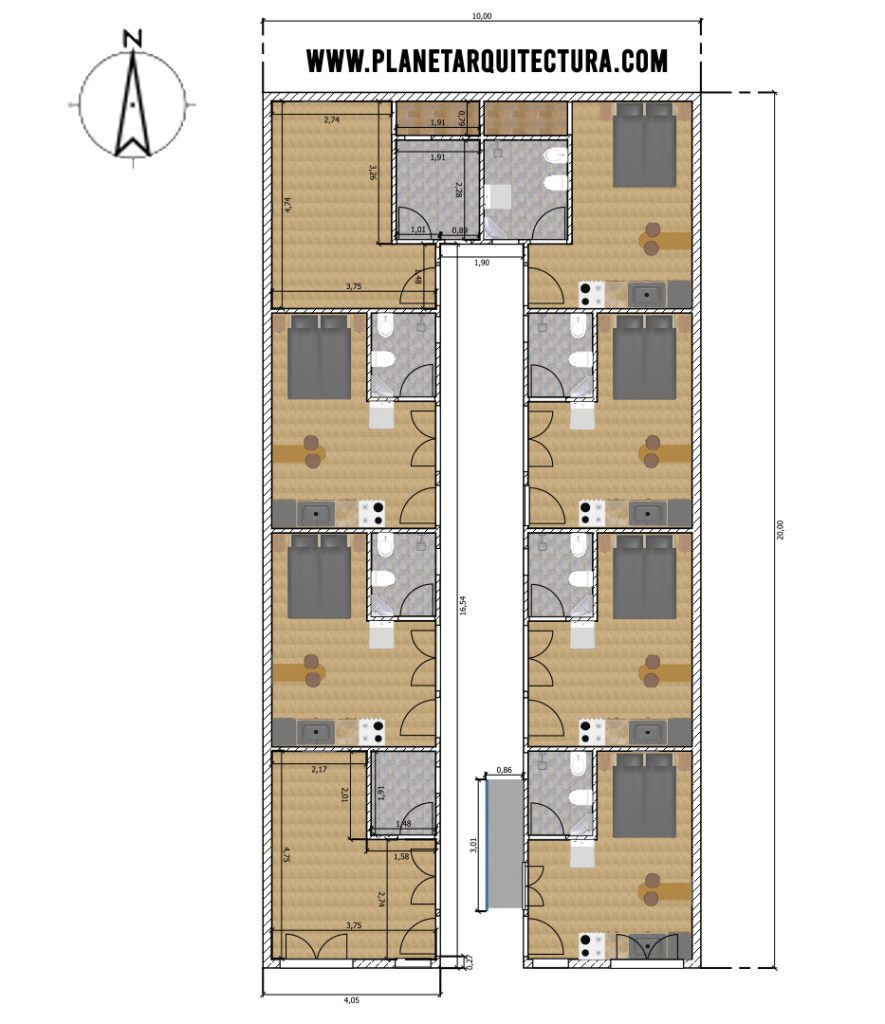 room plans for rent 10x20