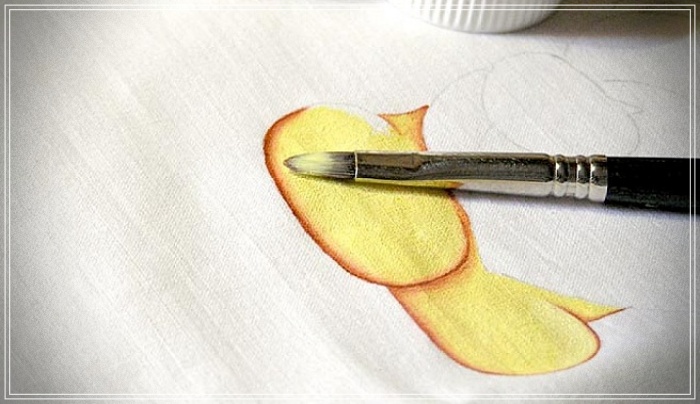 how to paint on fabric 🖌🟣🟠
