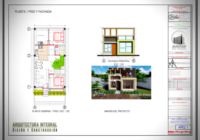 house 6x12 plans and design