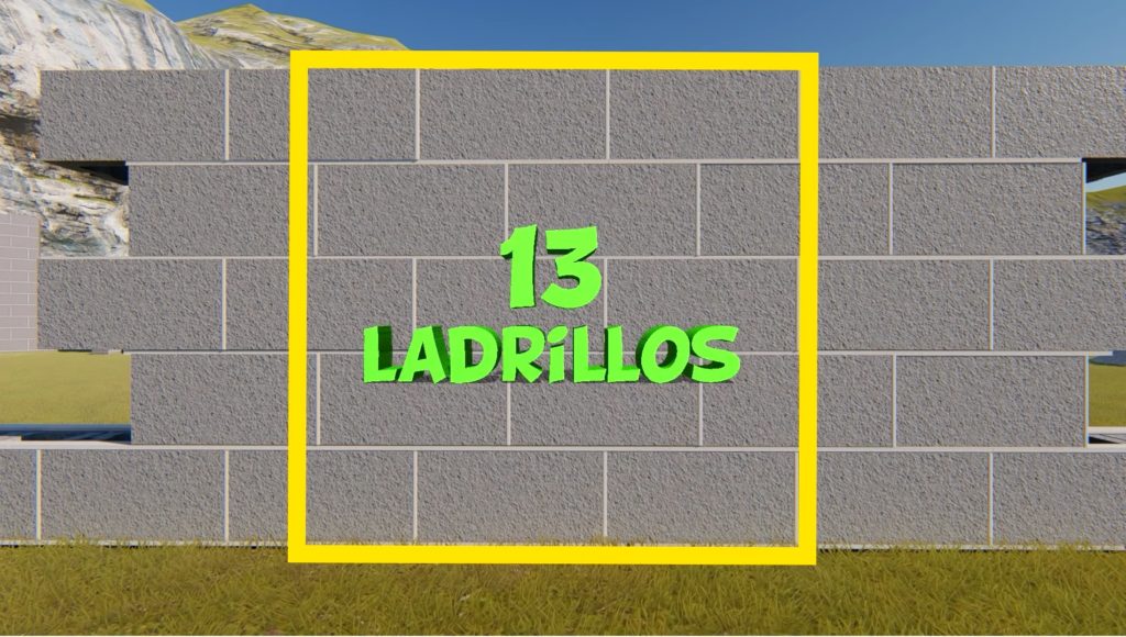 how many bricks enter per square meter