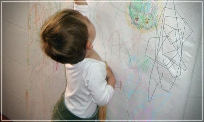 Ideas so that children do not paint the walls