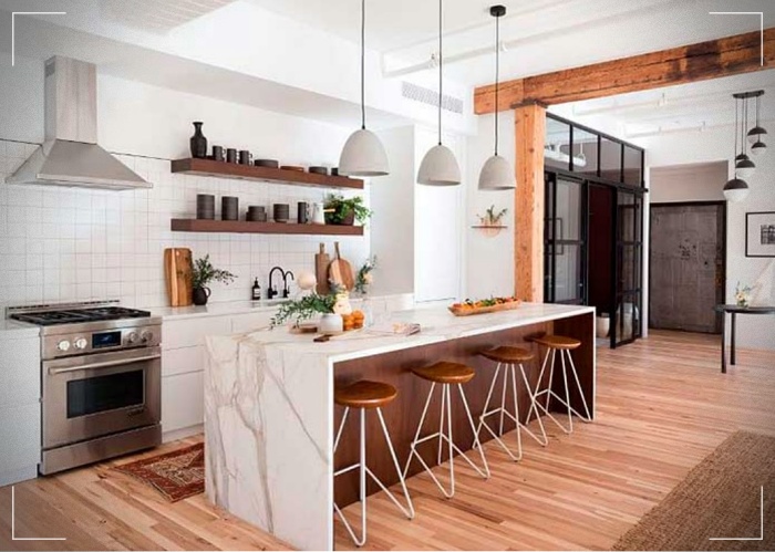 pisos de madera para la cocina